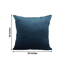 18 Inch Navy Blue Square Pillow Covers 2 Pack