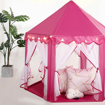 Create a Fairy Tale Setting with the Pink Princess Castle Play House Tent