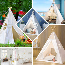 Linen Teepee Play Tent For Indoor Outdoor 5 Feet Kids Playtime