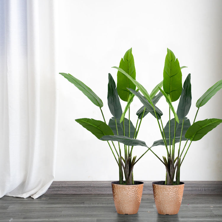 2 Pack 3 Feet Faux Bird of Paradise Potted Plant