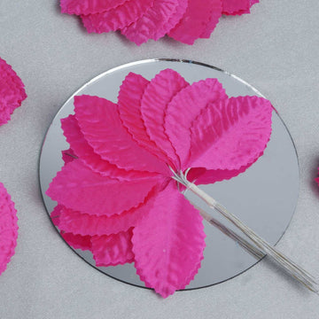 Add Elegance to Your Event with Fuchsia Burning Passion Leaves