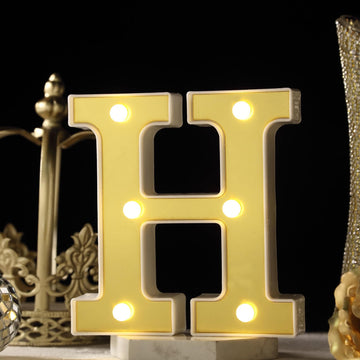 Add Elegance to Your Event Decor with Gold 3D Marquee Letters