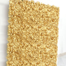 11 Sq ft. | Gold UV Protected Hydrangea Flower Wall Mat Backdrop