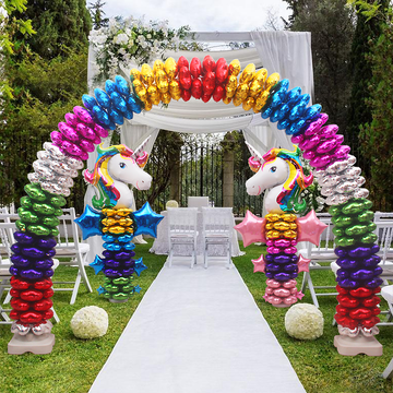 Heavy Duty DIY Balloon Arch Stand Kit, Holds Up To 400 Balloons 19ft