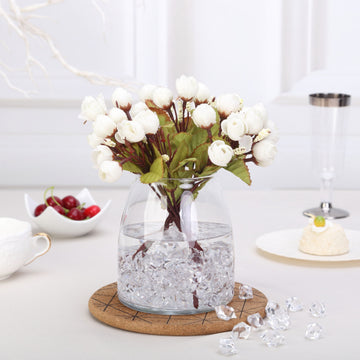 Mesmerize with Clear Large Acrylic Ice Bead Vase Fillers