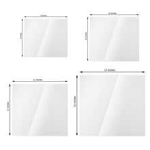 Acrylic Sheet In Clear 3mm Thick With Protective Film DIY Assorted Sizes