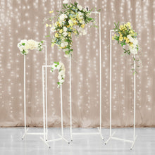 White Metal 3.6 Feet 4.5 Feet 5.5 Feet 6.5 Feet Rectangular Backdrop Stand Floral Display Frame Set of 4