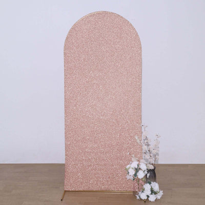 Rose gold glitter backdrop for events and photography