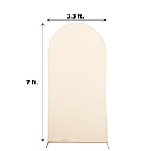 Beige Spandex Arch Covers