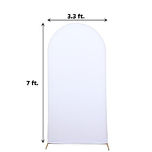 White Spandex Double-sided Arch Cover