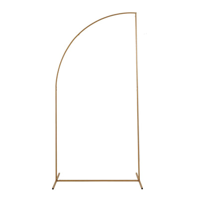 Gold arch display stand for events and decorations
