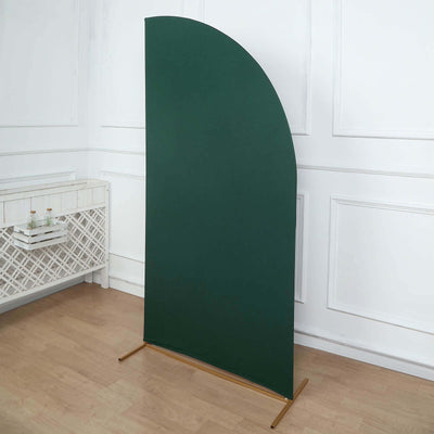 Green curved backdrop stand for photography or events