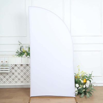 White curved backdrop stand for photography