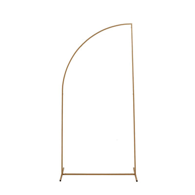 Gold arch backdrop stand for photography