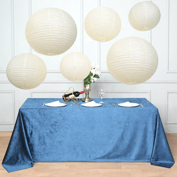 Cream Hanging Paper Lanterns for Stunning Event Decor