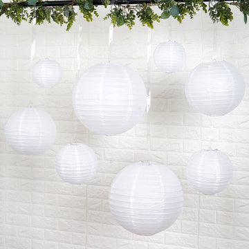White Hanging Paper Lanterns: Add Elegance and Charm to Your Event Decor