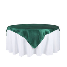 Seamless Hunter Emerald Green Square Satin Tablecloth 60 Inch x 60 Inch
