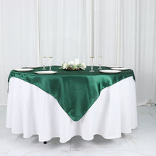 Hunter Emerald Green Seamless Square 60 Inch x 60 Inch Satin Tablecloth 