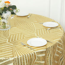 72inch Square Gold Diamond Glitz Sequin Table Overlay Topper