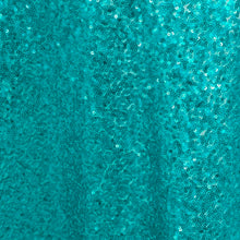 72 Inch x 72 Inch Turquoise Sequin Table Overlay Square