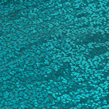 Square Table Overlay In Turquoise Sequin 72 Inch x 72 Inch#whtbkgd
