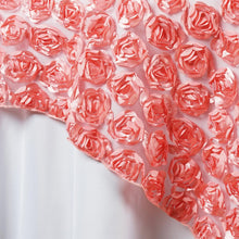 72" x 72" COUTURE Rosettes on Lace Overlay - Rose Quartz