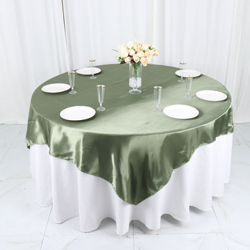 Create a Stunning Sage Green Decor with the Dusty Sage Green Table Overlay