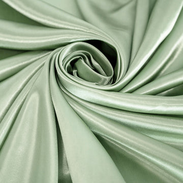 Create a Stunning Sage Green Decor with the Satin Tablecloth