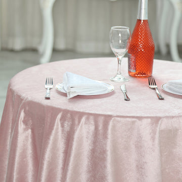 Versatile and Stylish: The Blush Premium Soft Velvet Table Overlay