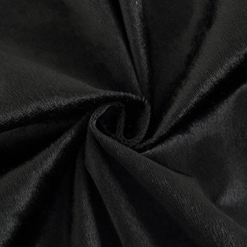 Create an Impressive Table Setup with the Black Premium Soft Velvet Tablecloth