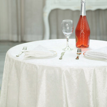 Create Extraordinary Tablescapes with the Ivory Premium Soft Velvet Table Overlay
