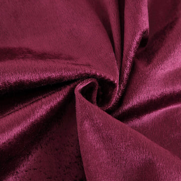Create an Unforgettable Event with our Eggplant Premium Soft Velvet Table Overlay