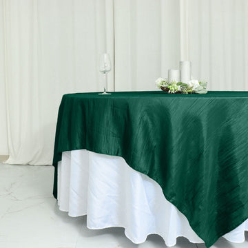 Create Unforgettable Events with our Hunter Emerald Green Table Overlay