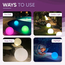 Floating Pool Light With Remote 16 RGB 24 Inch