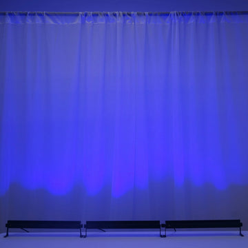 27W 9 LED Blue UV Stage Floor Wall Light Bar, Outdoor Indoor Uplight
