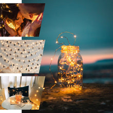 90inch White Starry Bright 20 LED String Lights, Battery Operated Micro Fairy Lights