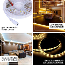 300 LED Warm White Flexible Strip Lights for 16 Feet with Adhesive 