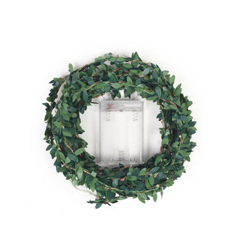 Elevate Your Event Decor with Green Leaf Battery Operated Fairy String Lights