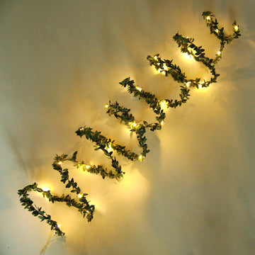 Create a Magical Atmosphere with Green Leaf Battery Operated Fairy String Lights