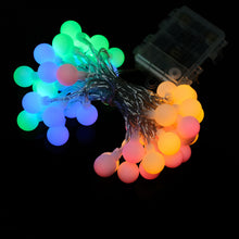 50 LED Bulb Colorful Frosted Remote Battery Operated 16 Feet String Lights