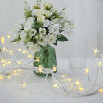 Warm White Cherry Blossom Decorative LED Fairy String Lights