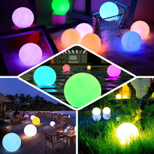 Cordless Floating Pool Lights 16 RGB With Remote 16 Inch