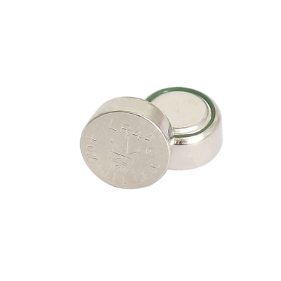 Silver button cell batteries, compact and durable for various electronic devices.