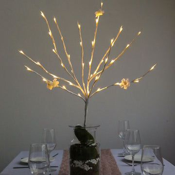Create a Magical Atmosphere with Warm White LED Artificial Tree Twig Lights