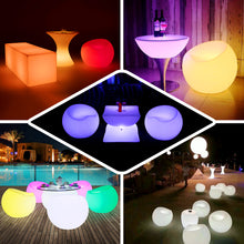 Rechargeable 19 Inch x 20 Inch Cordless LED Saucer Chair 