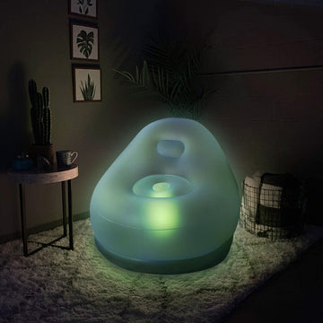 Transform Your Space with the Color Changing LED Light Up Inflatable Sofa Chair