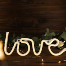 Warm White Love Led Sign 13 Inch Battery USB Powered