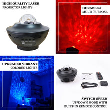 Color Changing Projector Lamp Galaxy Sky Light with Bluetooth Speaker