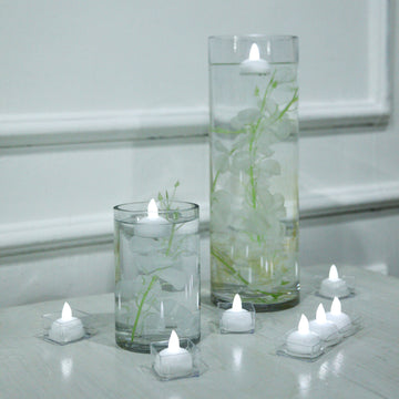 Versatile and Beautiful White Flameless LED Tealight Candles