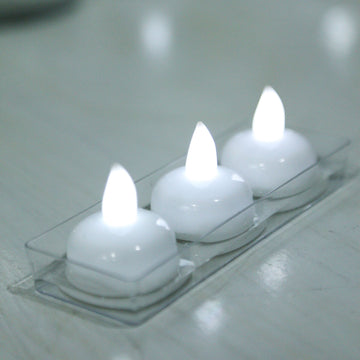 Enhance Your Decor with White Flameless LED Tealight Candles